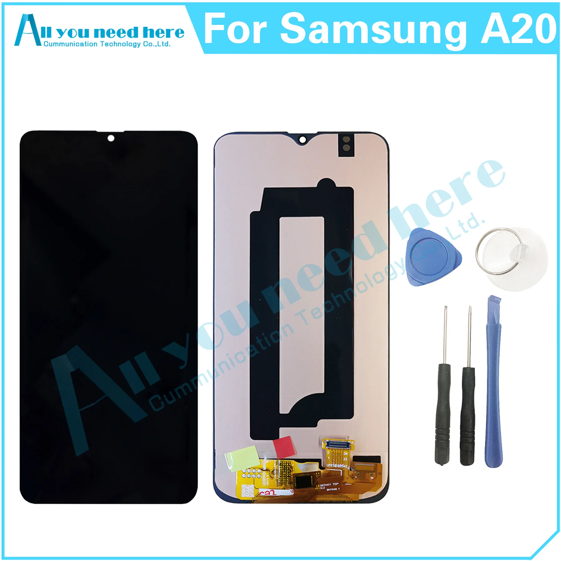 100% тест для Samsung Galaxy A20 A205 A205F A205G A205W A205U A205S ЖК-дисплей сенсорный экран дигитайзер в сборе запасные части