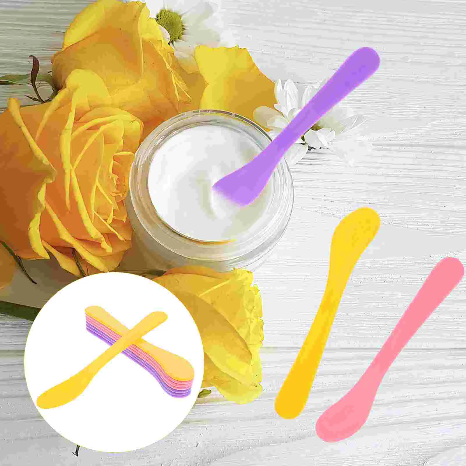 

Spatula Makeup Facial Spoon Stick Spatulas Tool Mixing Sampling Mask Disposable Diy Scoop Accessories Cream Care Skin Applicator