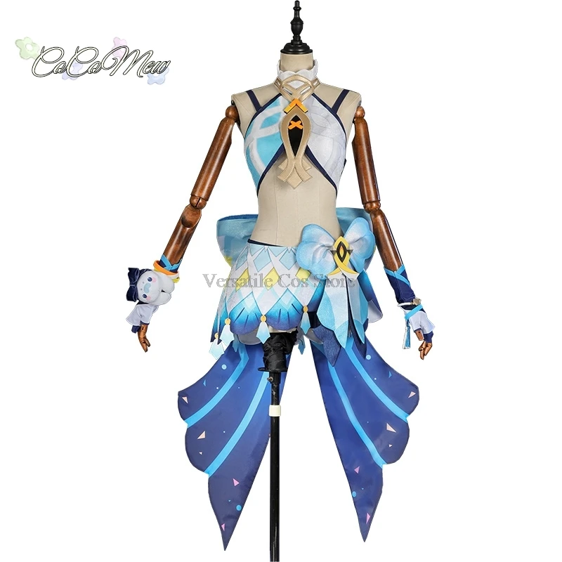 Muinaa Косплей Аниме Genshin Impact Взрослая женщина Маскировка Костюм на Хэллоуин