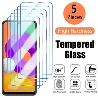 5pcs screen protector for samsung a52 a12 a32 a22 a52s 5g tempered glass for samsung a51 a41 a70 a40 a50 a71 a72 a13 a53 glass