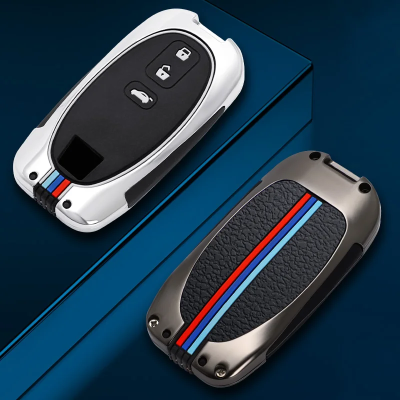 

Zinc Alloy Car Smart Remote Key Case Cover Protect For Luxgen U5 U6 U7 L7 SUV S5 2020 2022 Keychain Accessories