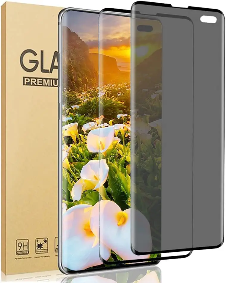 

[2 Pack] Galaxy S10 Plus Screen Protector,HD Tempered Glass Film For Samsung Galaxy S10 Plus/S10+ (6.4 lnch)