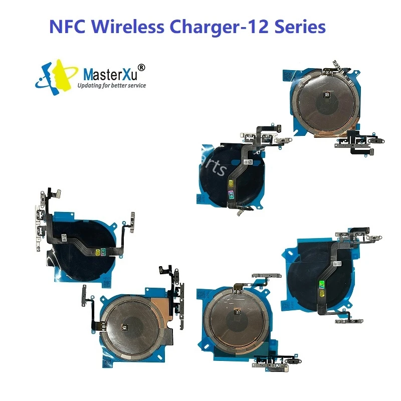 5 шт. MasterXu беспроводной NFC чип катушка Зарядка гибкий кабель питания громкости