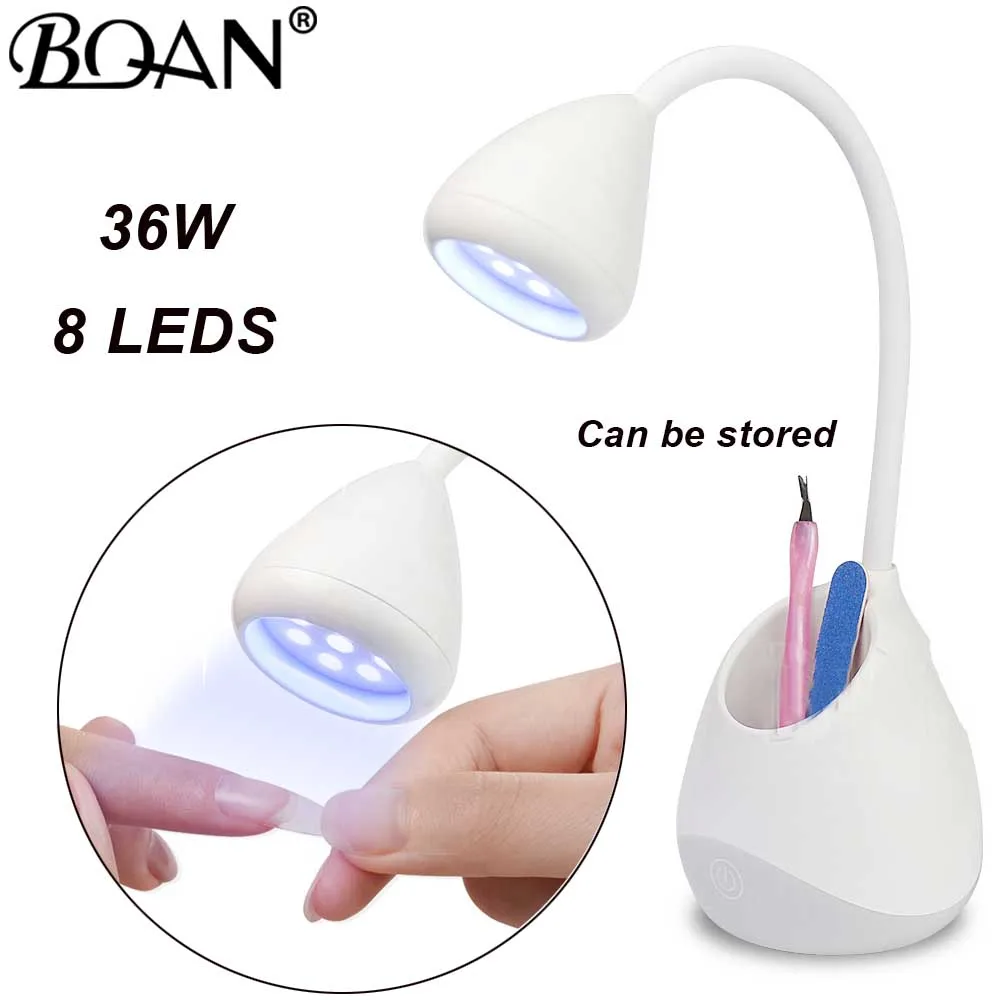 BQAN 36W Nail Светодиодная лампа для сушки ногтей UV/LED Lamp Storage Быстросохнущий
