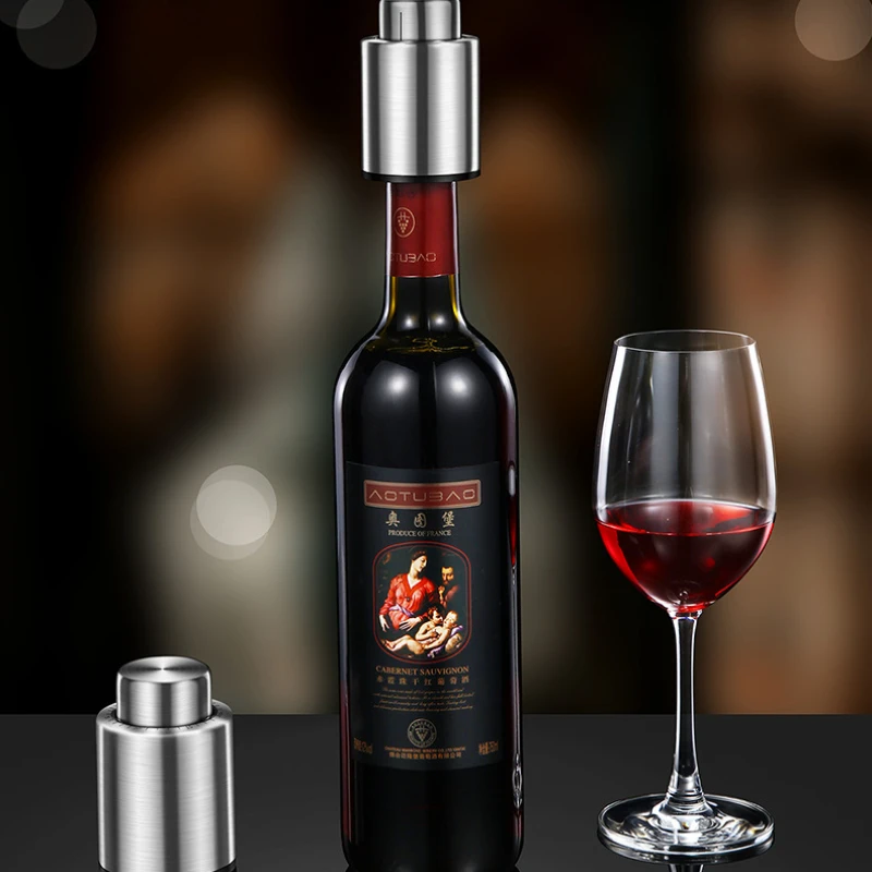 1 шт. вакуумный пресс для вина пробка бутылки кухонные аксессуары из нержавеющей