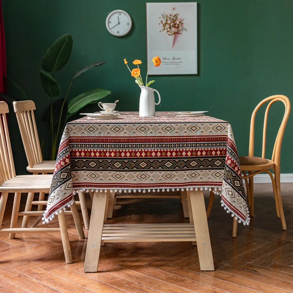 

Rectangular Table Cloth Decor Home Dining Table Print Bohemian Tablecloths For Party Events Manteles Mesa Coffee Table Overlays