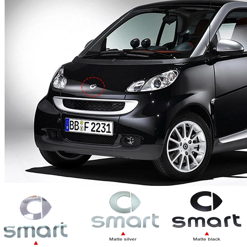 

Автомобильные Внешние передние и задние автомобильные наклейки модифицированные 3D трехмерные украшения для Mercedes Smart 450 451 Fortwo ForFour