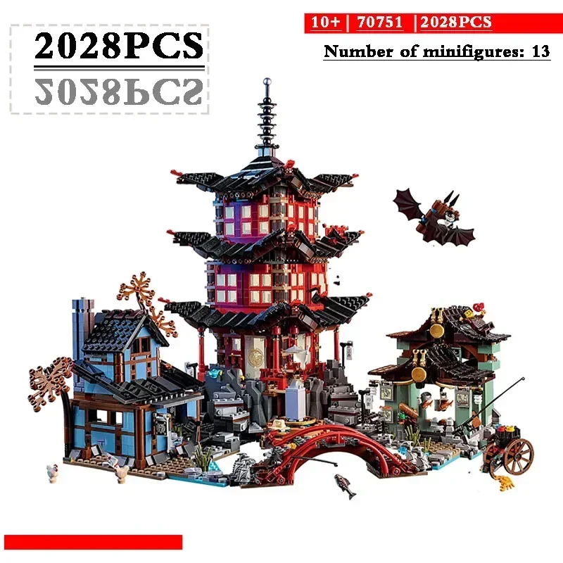 

2023New in Temple Compatible 06022 70751 Building Blocks 2028PCS Building Blocks Set Toy Gift Christmas Gifts Birthday Gifts