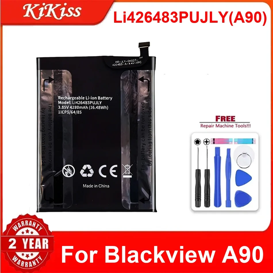 Фото Аккумулятор для Blackview Ultra A6 A90 A80 Pro/Plus A8 Max A70 A60 A55/Pro A50 A5 A30 A20 Pro A10 pro с высокой мощностью №4