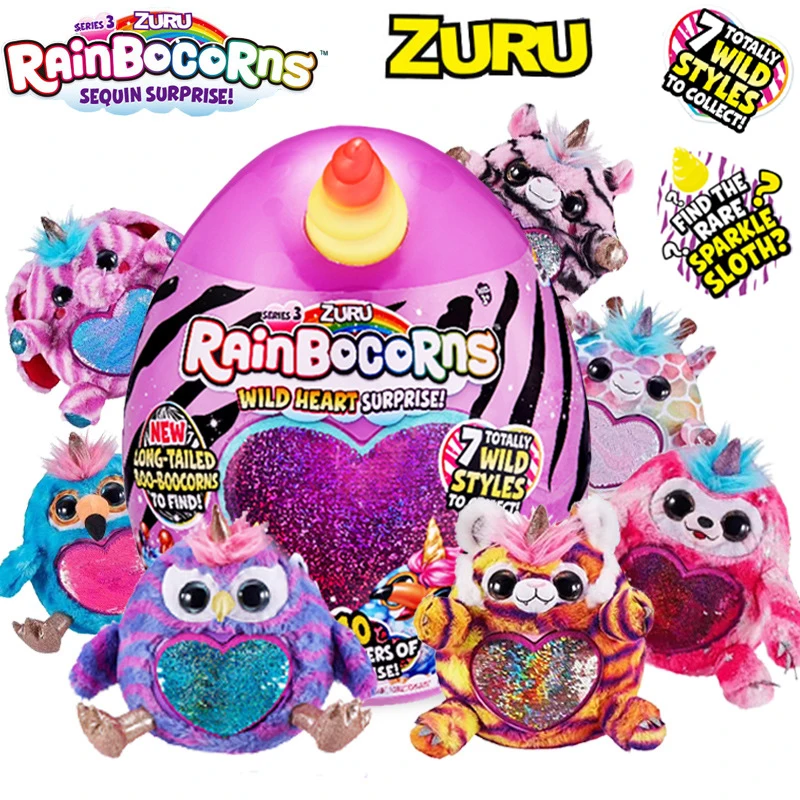 Best 28 سنتيمتر حقيقية rainbokurse أفخم دمية الاطفال الفتيات الفتيان لطيف قوس قزح يونيكورن ماجيك الترتر البيض محشوة اللعب أفضل الهدايا للأطفال