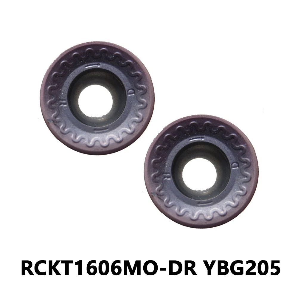 

RCKT1606MO DR YBG205 Фрезерный резак с ЧПУ Вставки для обработки нержавеющей стали RCKT RCKT1606 Высокое качество карбид токарный станок резки