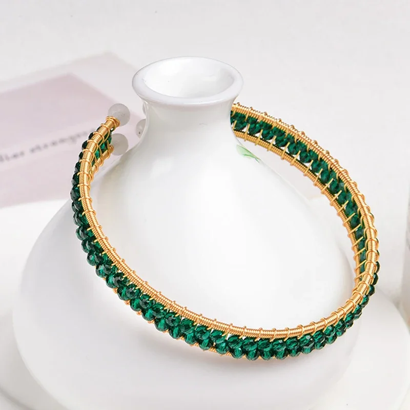 Новинка 2024 года 14 кг браслет ручной работы с кристаллами ювелирные изделия