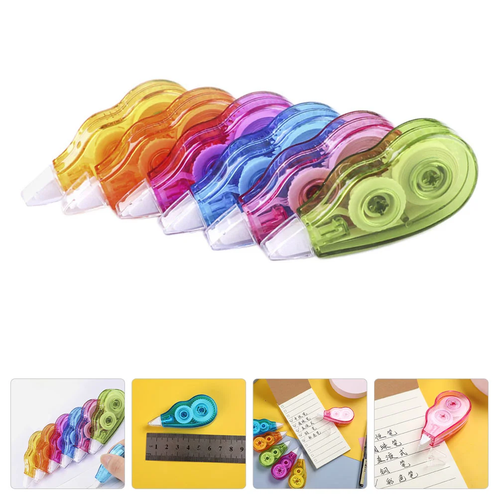 

6 Pcs Correction Tape Student Accessory Children Kid Stuff Daily White-out Portable Corrected Pp Household Tapes Gaff