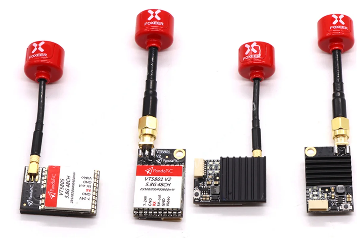 Видеопередатчик PandaRC VT5801 V2 VT5805 FPV 5 8 ГГц 48 каналов 25/100/200/400 МВт переключаемый OSD