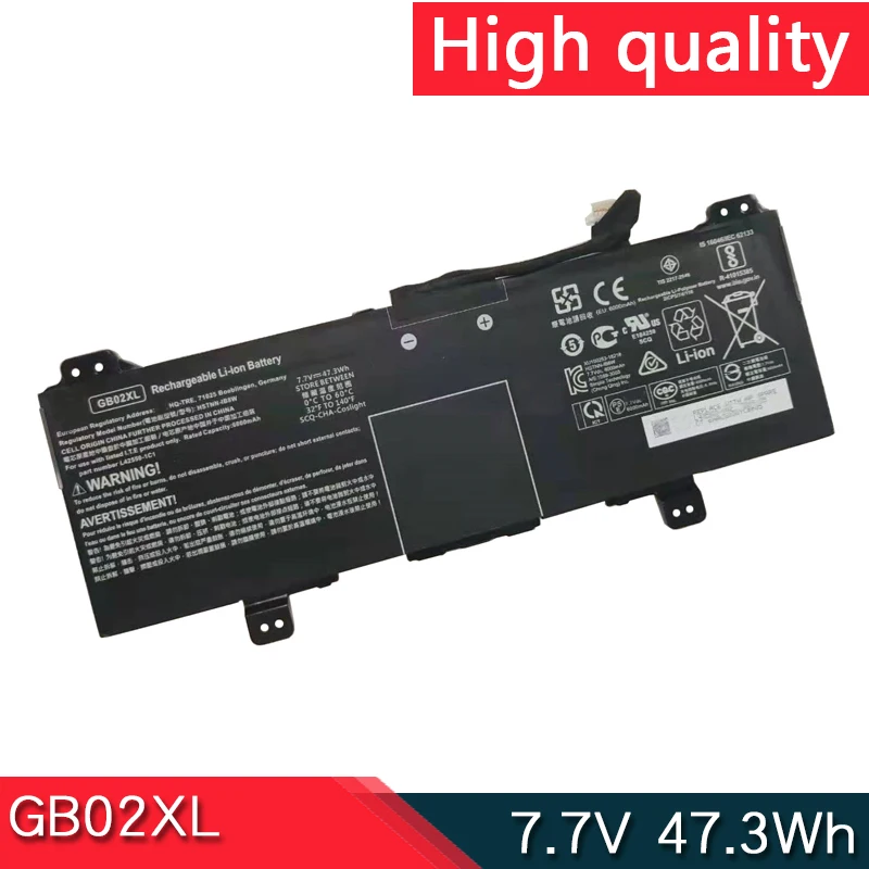 НОВЫЙ аккумулятор для ноутбука GB02XL 7 В 47 3 Втч HP CHROMEBOOK X360 11 G2 EE L42583-005 L42550-2C1 HSTNN-IB8W