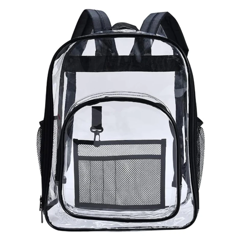 

Transparent PVC Set Bag Waterproof Backpack Unisex Large Capacity Backpack Solid Clear Backpack Couple Fashion Bagback Designer