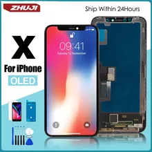 OLED LCD For iPhone X XS XR 11 Pro Max Display With 3D Touch Screen Digitzer Assembly Replacement No Dead Pixel