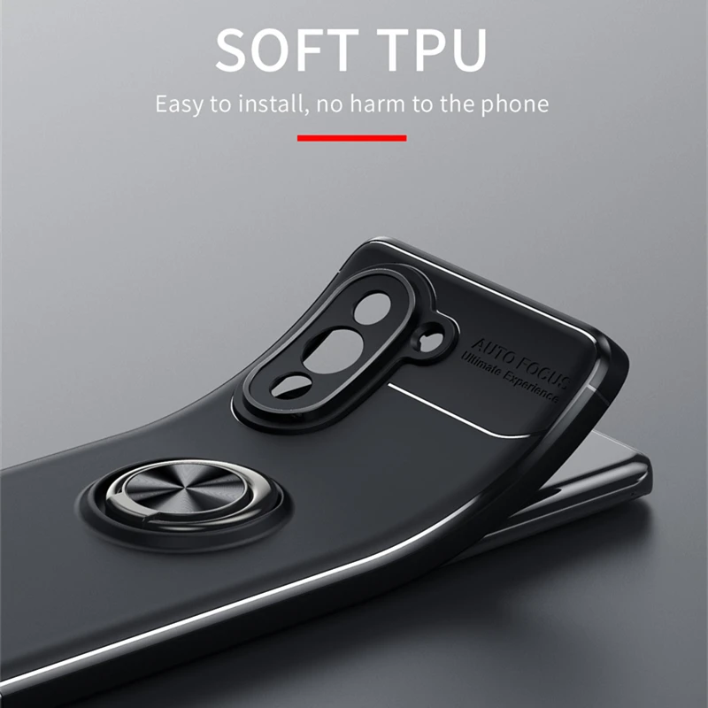 For Cover Huawei Nova 10 Pro Case For Huawei Nova 10 Pro Capas TPU Soft Ring Magnetic Holder For Cover Huawei Nova 10 Pro Fundas
