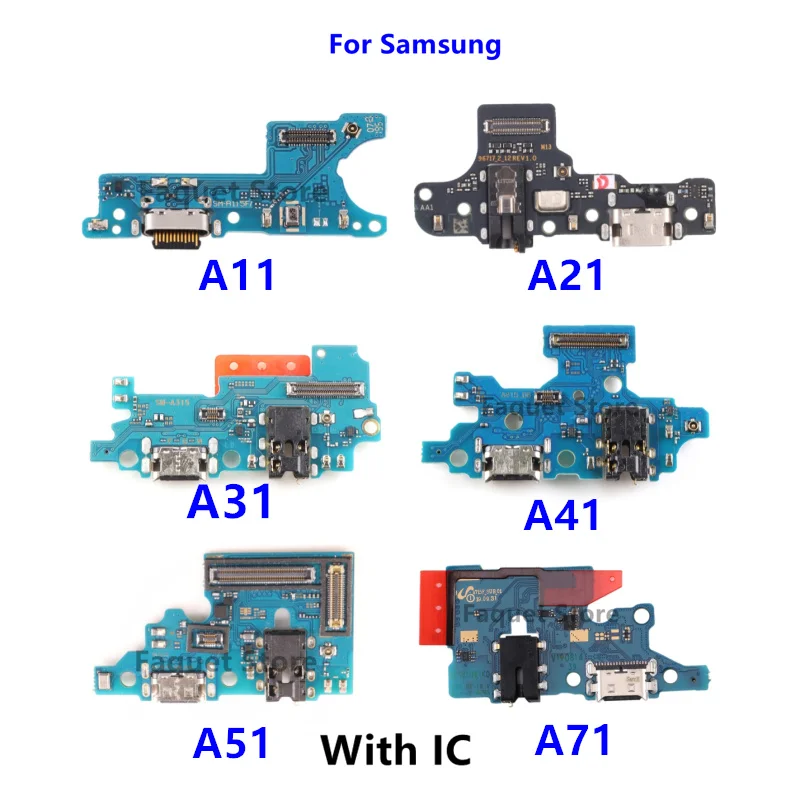 

USB Charger Connector Board Dock Charging Flex Cable For Samsung Galaxy A51 A11 A21 A31 A41 A71 SM-A515F A715 A415 A315