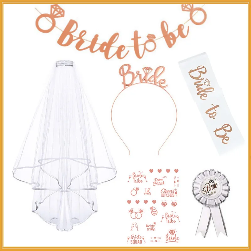 Свадебные украшения для невесты свадебная фата вечеринки атласный пояс