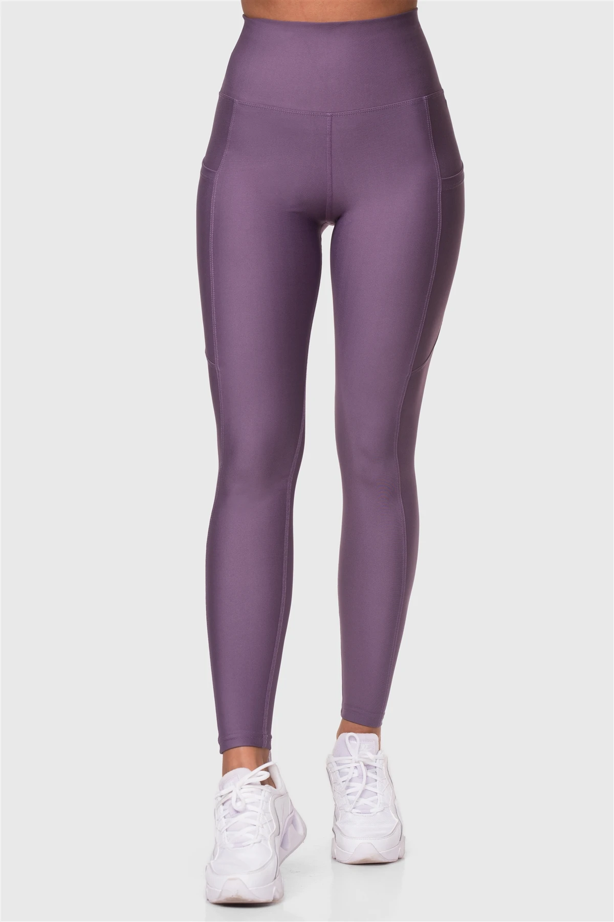 Superstacy High Waist Pockets Lilac Sports Leggings