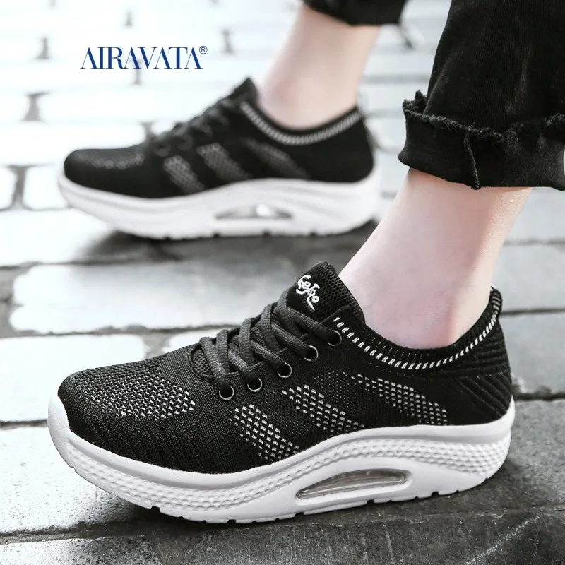 Sneakers Woman Shoes Flats Casual Ladies Shoes Women Lace-Up Mesh Light Breathable Female zapatillas mujer chaussure femme
