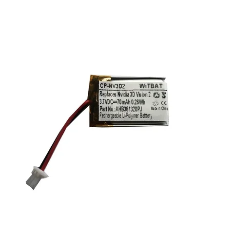 Аккумулятор для Nvidia 3D Vision 2 3,7 в 70 мАч AHB361320PJ