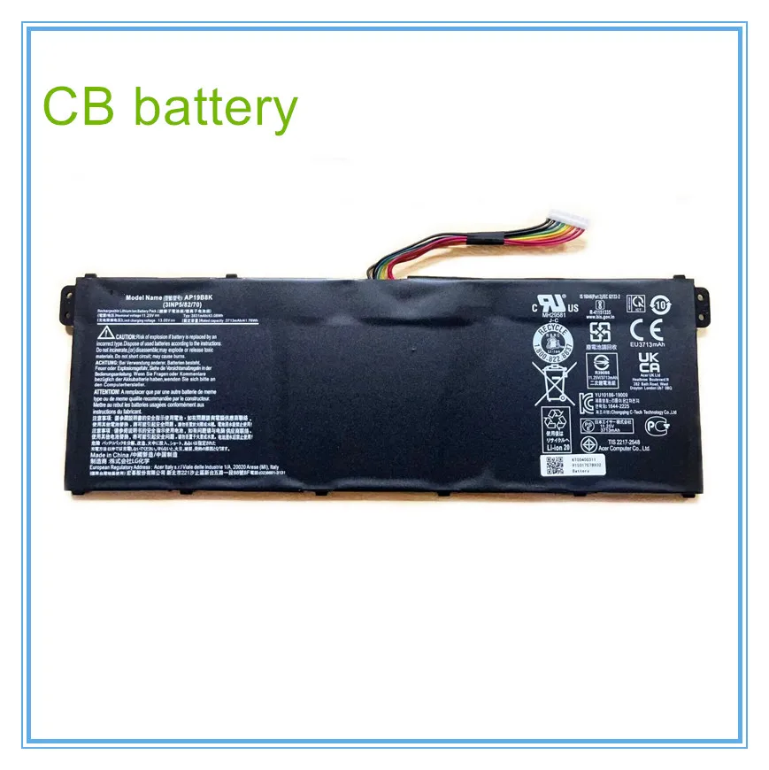 Аккумулятор AP19B8K 11,25 в Вт/ч для ноутбука A314 A315 A317