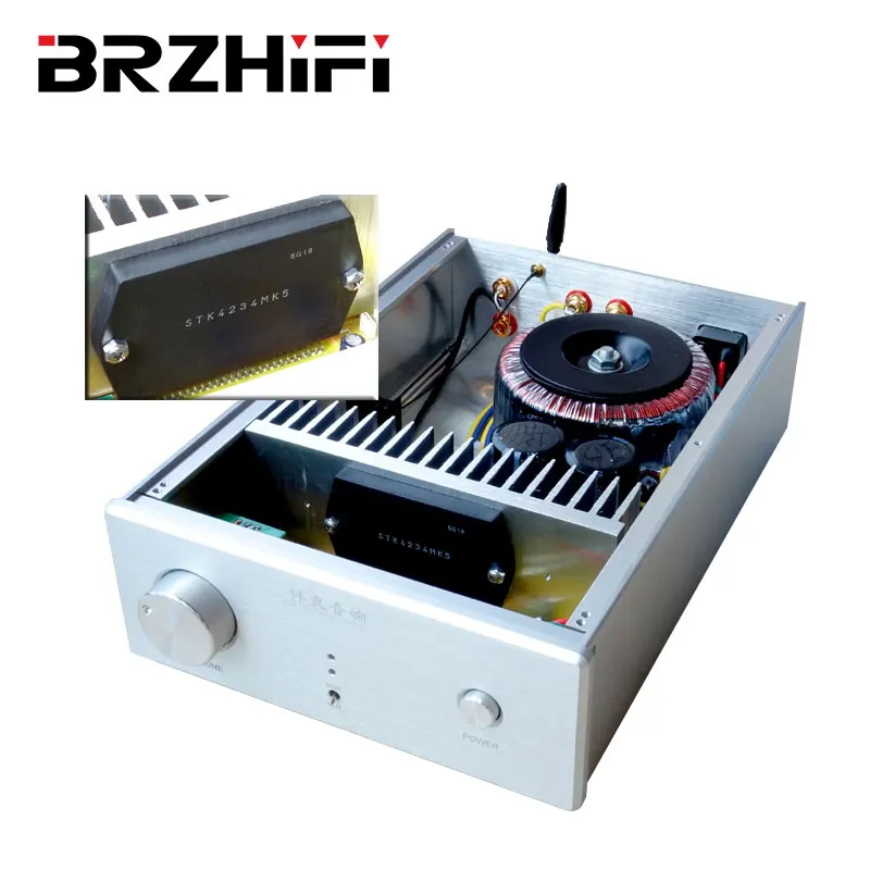 

Музыкальная шкатулка BRZHIFI 3 STK4234 усилитель мощности 100 Вт * 2 Bluetooth 5,0 закрытый на трубку усилитель сверхнизкое искажение HiFi Amp