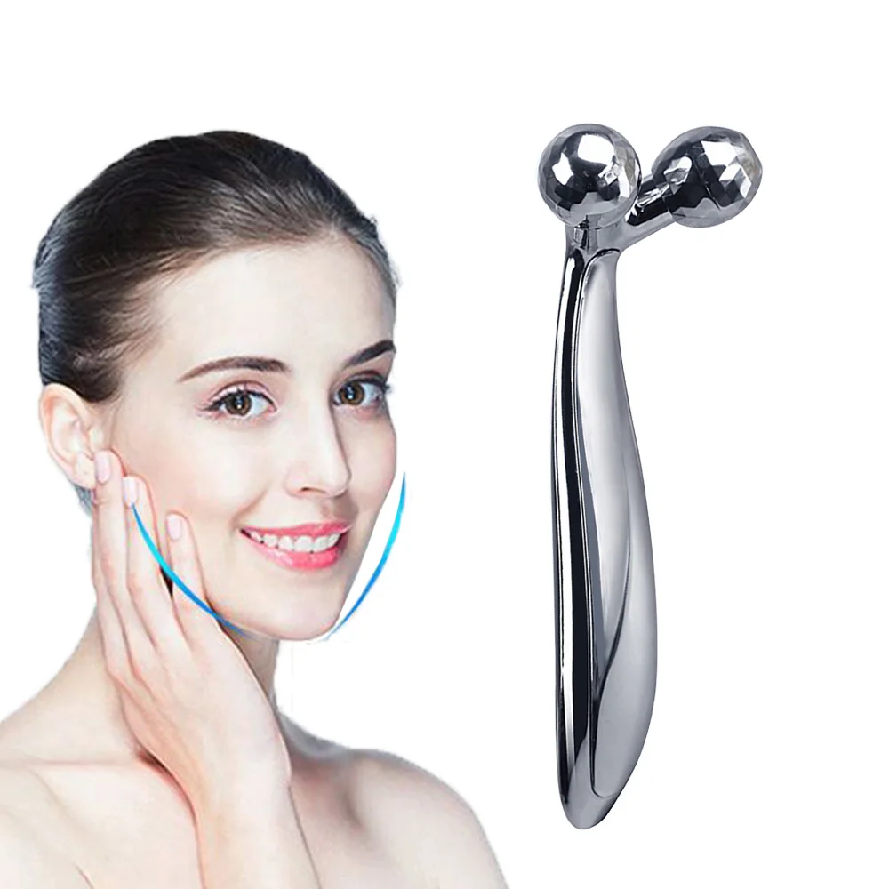 

3D Roller Massager Y Shape 360 Rotate Thin Face Body Shaping Relaxation Lifting Wrinkle Remover Facial Massage Relaxation Tool
