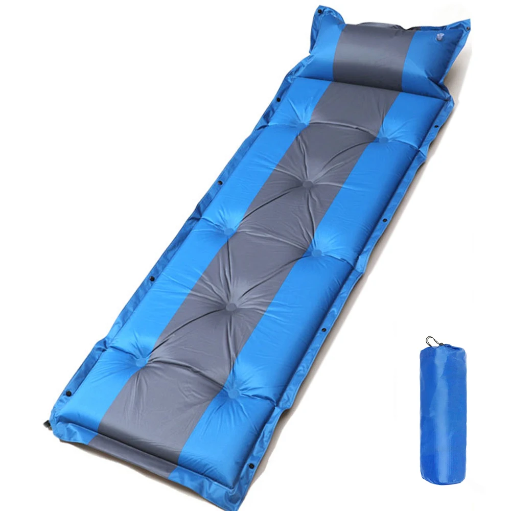 

Desert&Fox Outdoor Sleeping Mattress Camping Self Inflating Pad Lightweight Portable Travel Mat with Air Pillow Hiking Trekking