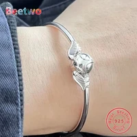silver color fit original bracelets charms snake chain bracelet diy jewelry berloque