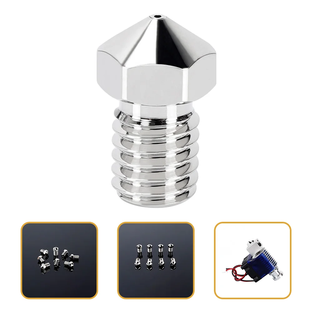 

Extruder Nozzle Head 3D Copper Nozzle 3d Accessories Resistant Nozzle Replacement Thread Nozzles Head
