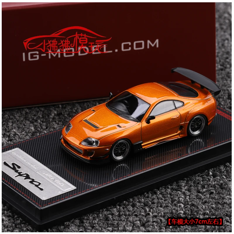 

IG spot ignition 1:64 Toyota SUPRA Speedmaster JZA80 RZ Bull Demon Alloy Car Model Collection Ornament Gift