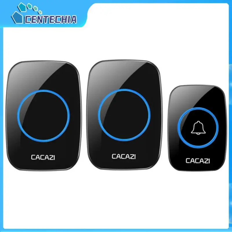 

1 Button 2 Receiver Home Welcome Doorbell Waterproof Smart Door Bell Chime 300m Remote Home Intelligent Wireless Doorbell