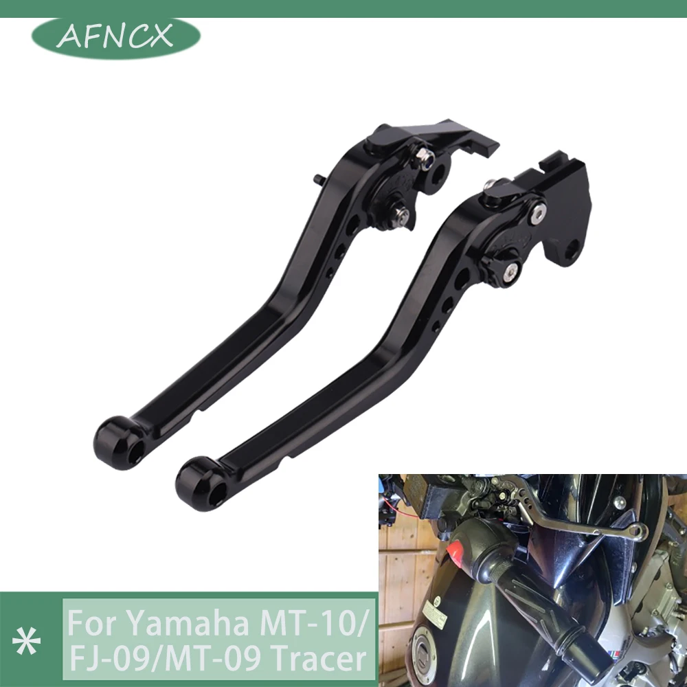 

For Yamaha MT-10/FJ-09/MT-09 Tracer 2015 2016 2017 2018 2019 2020 Motorcycle Adjustable Accessories CNC Long Brake Clutch Levers