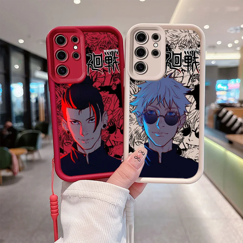 Чехол для телефона Jujutsu Kaisen Satoru Gojo Xiaomi Redmi 14C 13C 12C 10 9T 9C A1 A2 A3 K20 K30 K40 K50 Pro Plus Eyes Ladder Cover