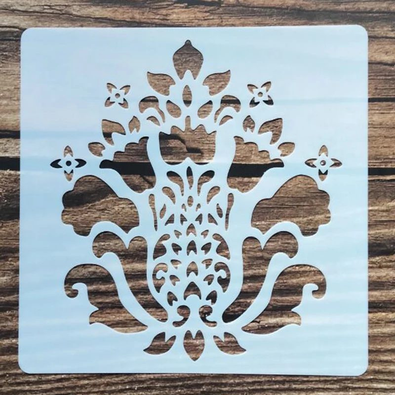 1 шт. 20*20 см шаблон мандалы для мебели стен картина Декор слоев Пластиковые DIY