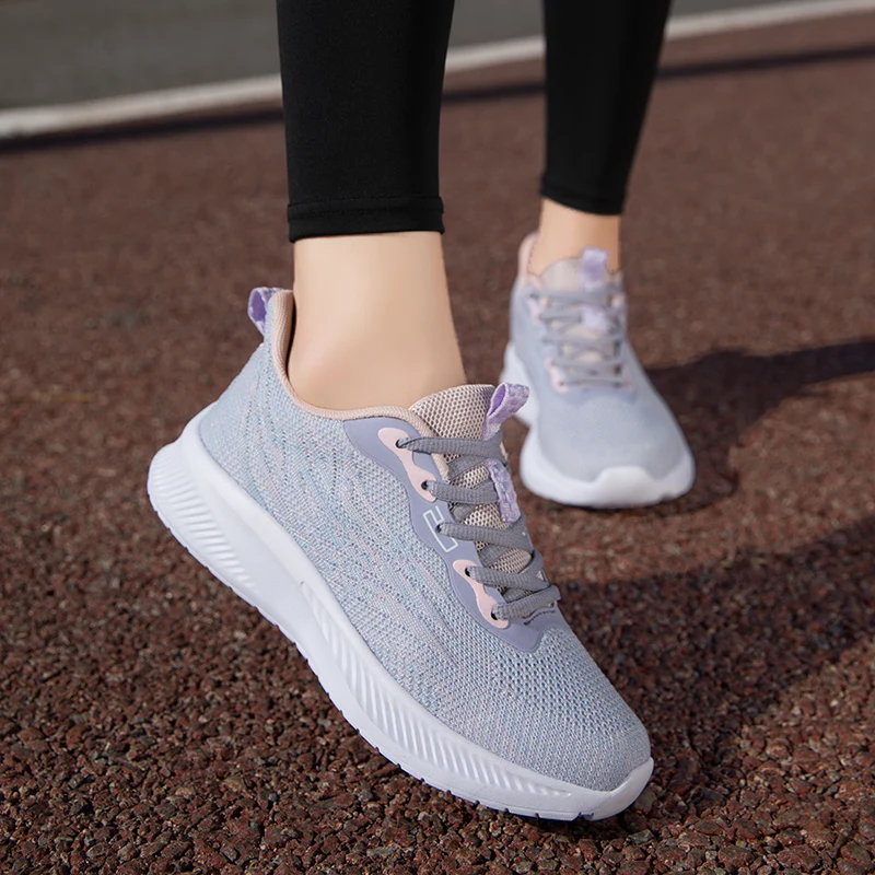 2023 Women's Running Shoes Outdoor Breathable Women's Running Shoes Fitness Color Walking Sports Shoes Women
