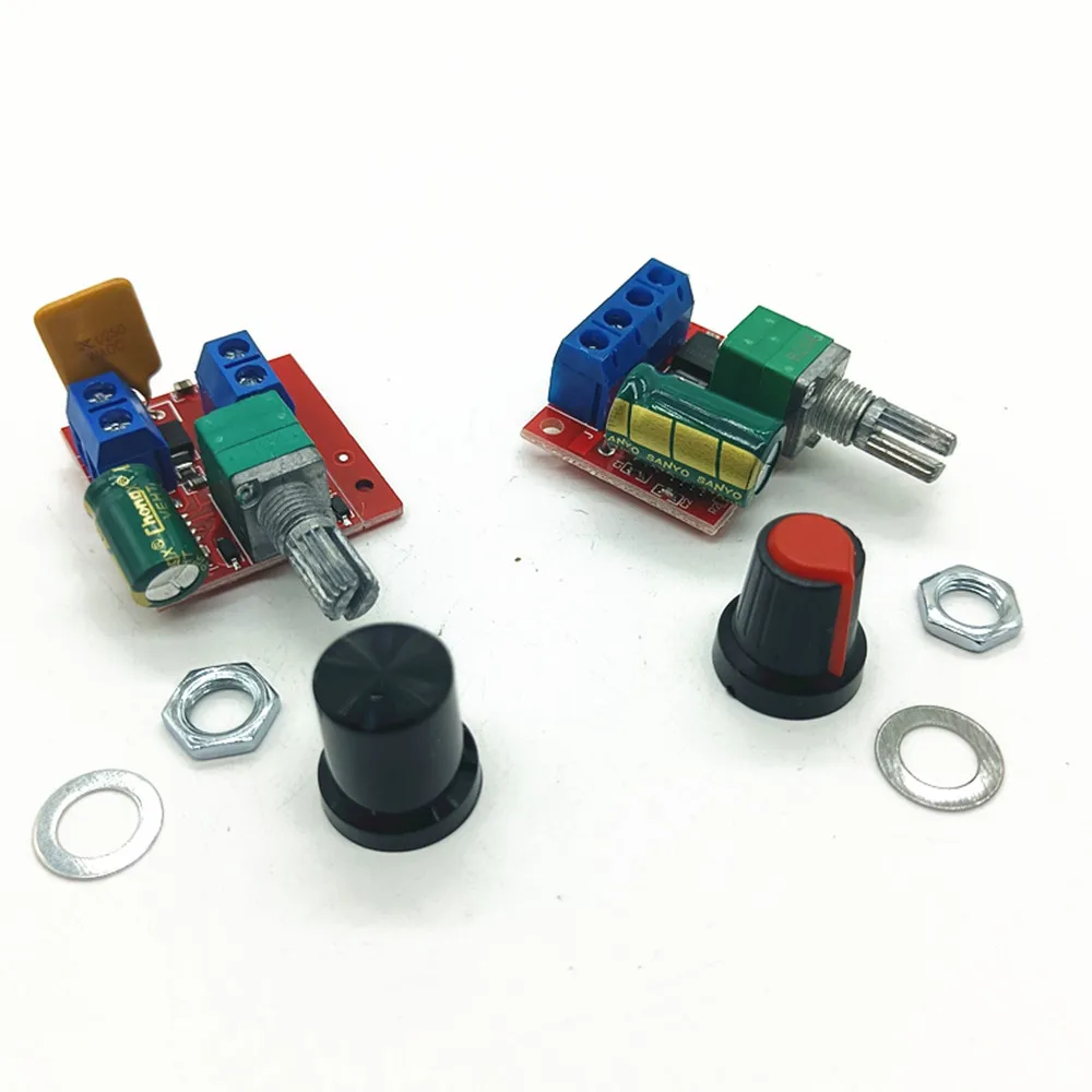 Mini DC-DC 4,5 V-35V 5A 90W PWM Φ модуль регулятора скорости Переключатель платы управления 12V 24V PN35