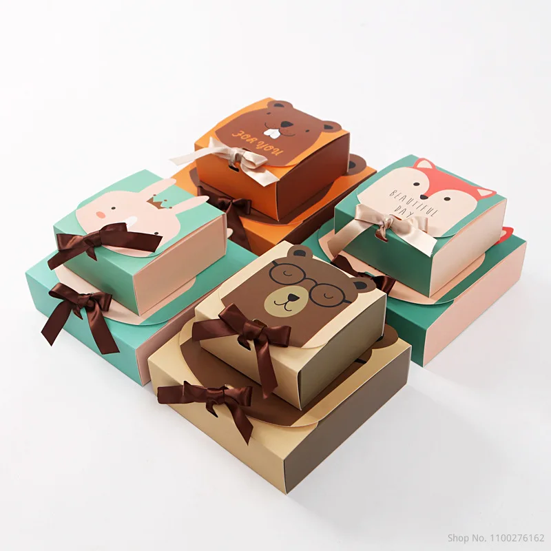 Cartoon Animal Creative Cute Candy Box Birthday Pary Packaging Boxes   Event Party Supplies