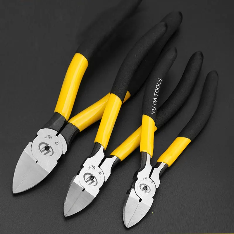 

5-8Inch Electrician Pliers Water Mouth Cutting Pliers Wire Stripping Cable Cutters Side Cutters Cable Burrs Nippers Hand Tools