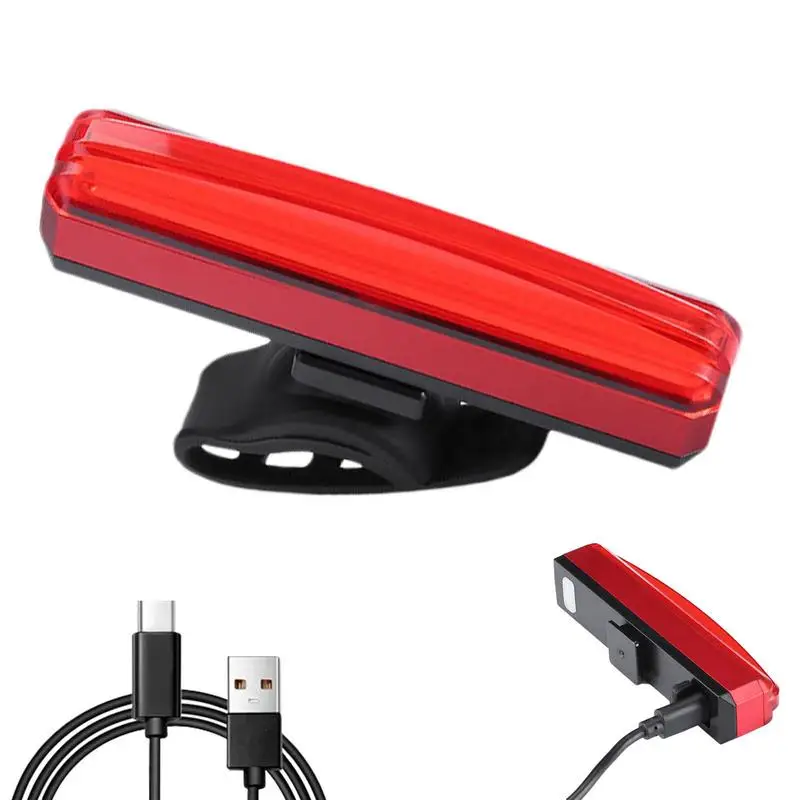 

Rear Bike Lights For Night Riding IPX6 Waterproof Brake Light Bike Rechargeable USB Bicycle Lights For Road Mountain Cycling