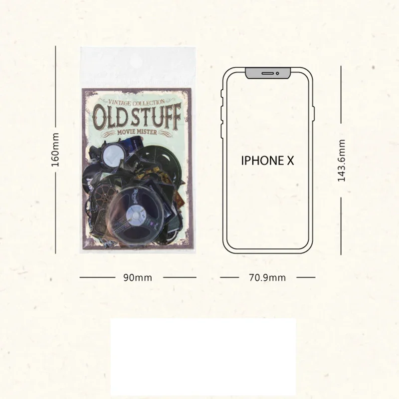 40 листов наклеек заметки материал огня пленка декоративный фон дневник базовая