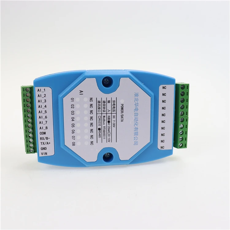

0-5V 0-10V 4-20mA module to rs485 output analog input 485 signal converter