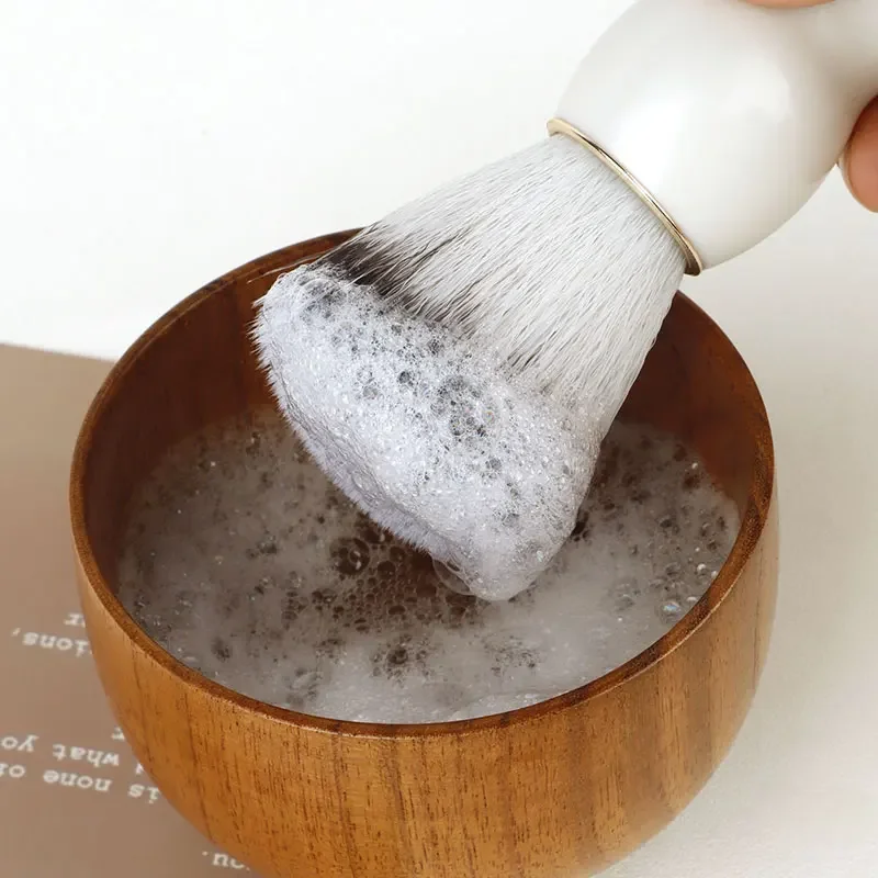 Профессиональная щетка для бритья бороды кисти макияжа 1 шт. ручка щетина