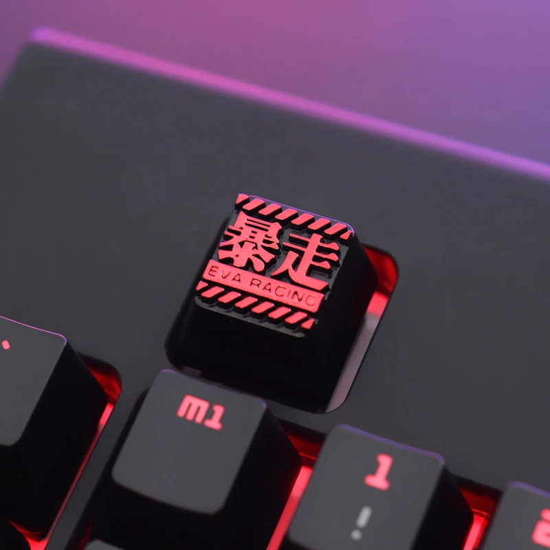 Keystone Eva Racing Artisan Keycap для механической клавиатуры 1 шт. Цинковый алюминиевый сплав