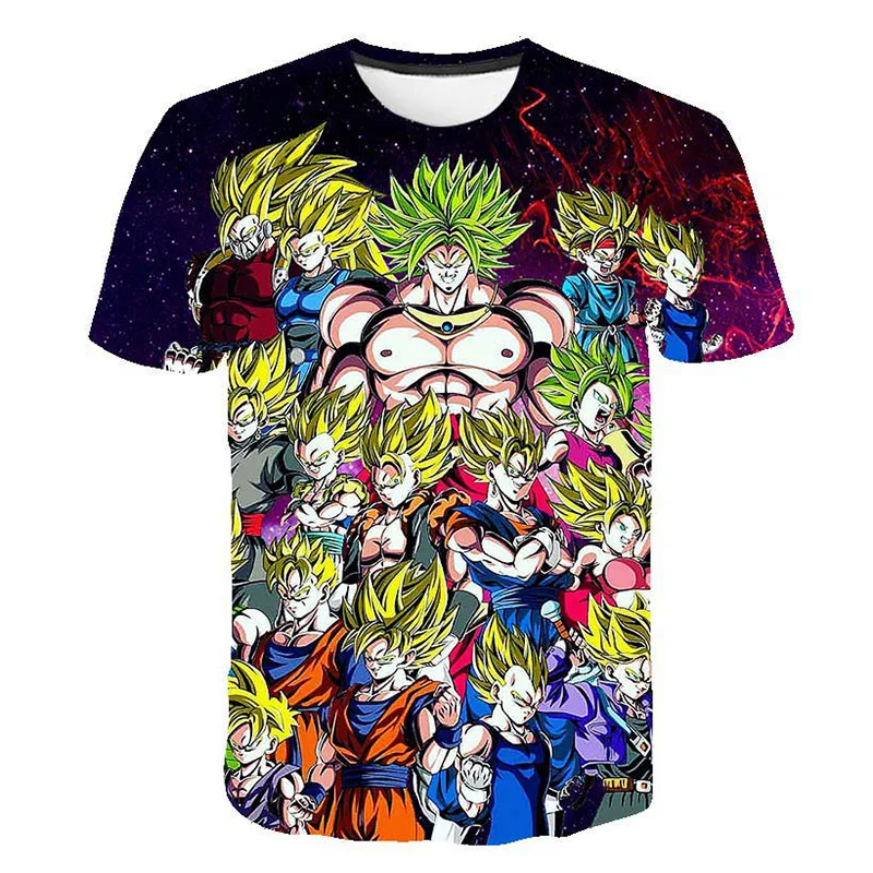 

Childrens Dragon-Ball Z T-Shirt Children For Girl Boy Girls Kids Print 3D TShirts Child Baby Tops Clothing Goku TShirt Clothes