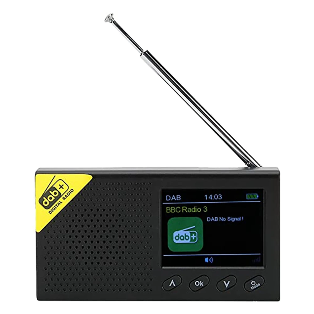 

DAB + цифровой радиоплеер 2,4 дюймов ЖК-дисплей домашний портативный Bluetooth 4,2 DAB/DAB +/FM приемник CD стерео радио класса