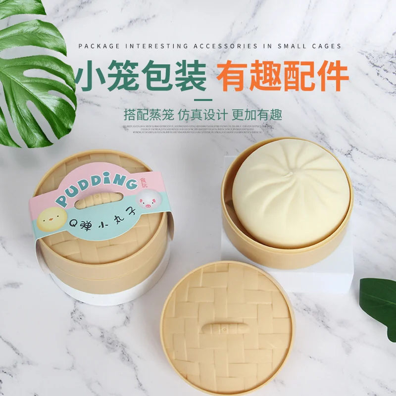 

Dumpling Squishy Slow Rising Stress Relief Squishy Toys Simulation Steamed Buns Squeeze Toys Antistress Dumpling Model Kid Gift